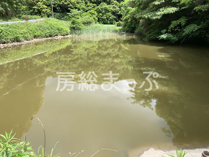 千葉県館山市の茂名ため池